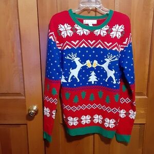 Jolly Sweaters Christmas Reindeer Sweater